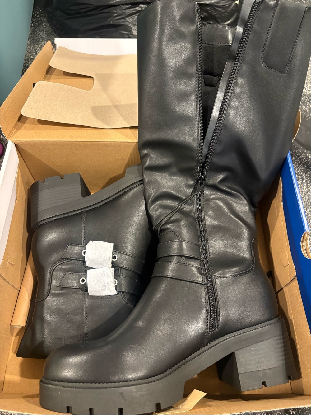 Arizona Jean Company Black Over-The-Knee Riding Boots